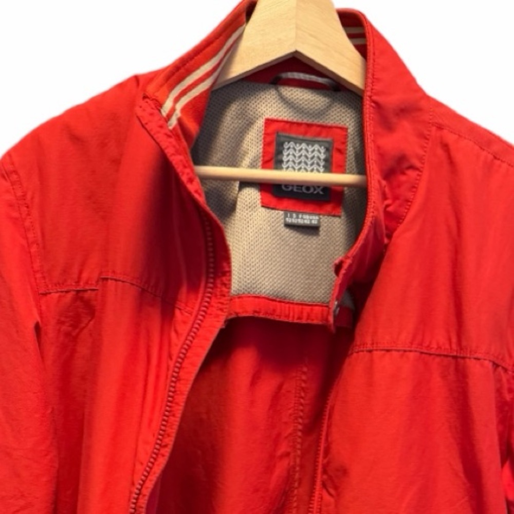 GEOX Men's Red Zip-Front Jacket - Picture 14 of 15